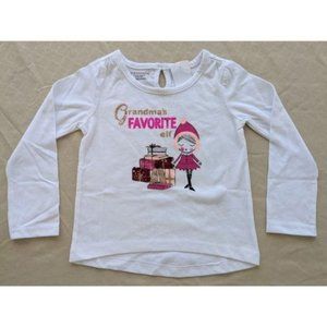 "Grandma's Favorite Elf" Top 4T (NWT)
